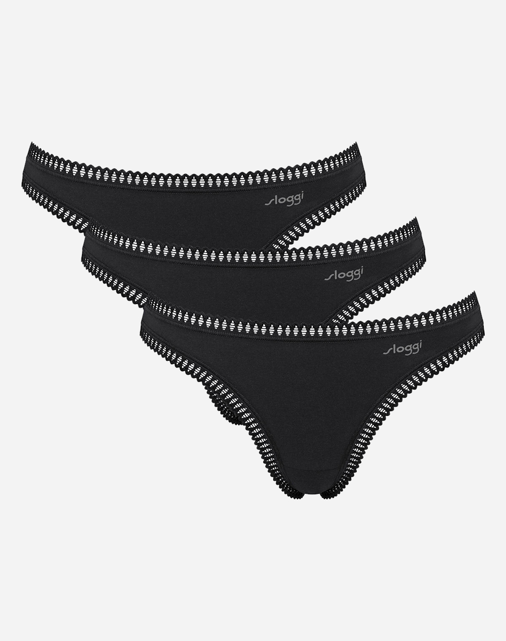 SLOGGI sloggi GO Crush String C3P 10219704-0004 Black