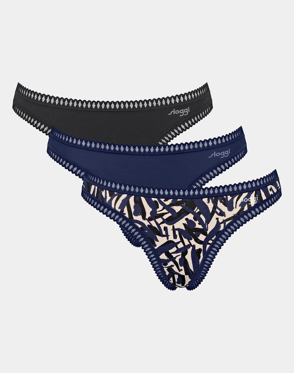 SLOGGI sloggi GO Crush String C3P 10219704-M008 DarkBlue