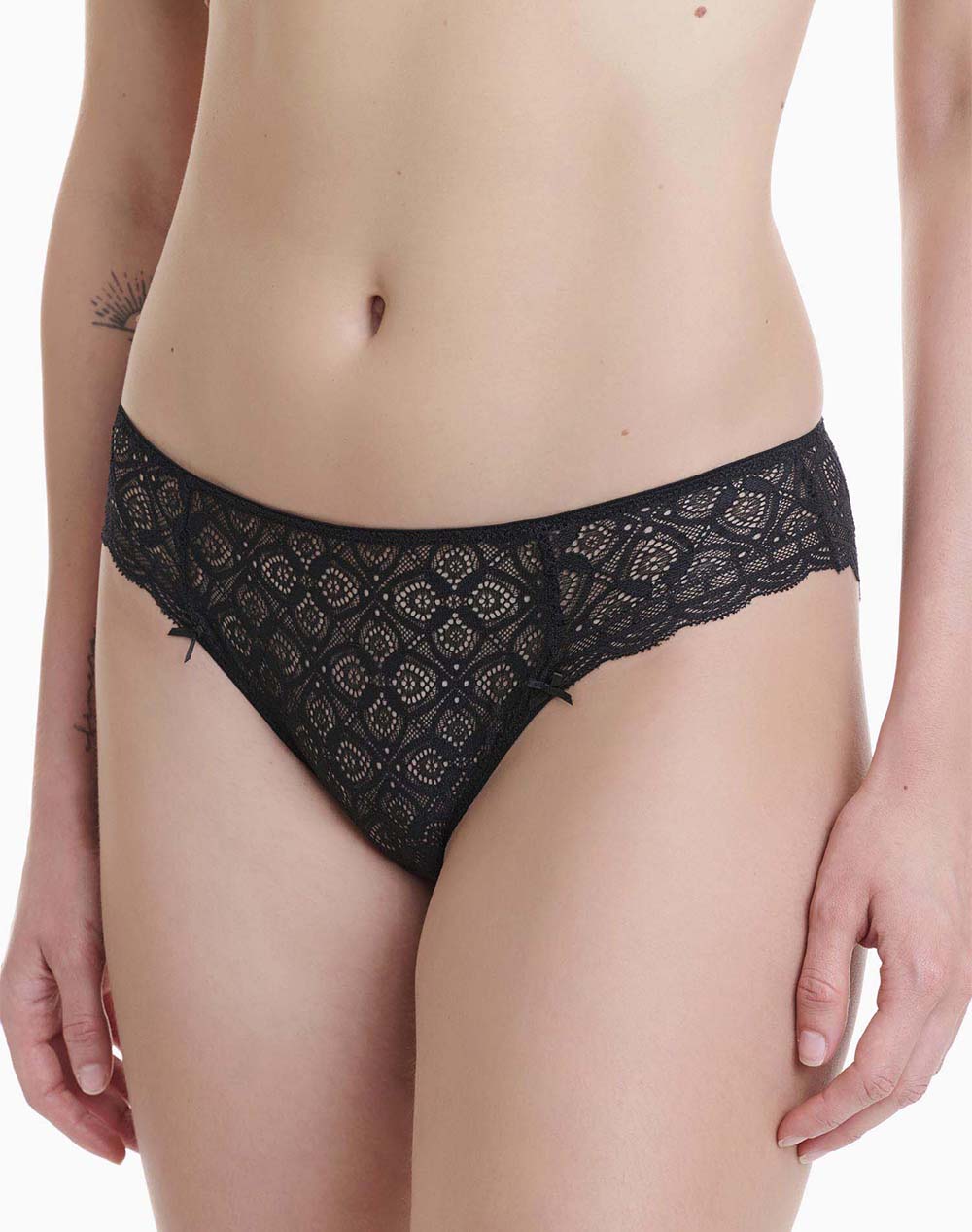 WALK WALK ΓΥΝΑΙΚΕΙΟ ΣΛΙΠ ΜΕ ΔΑΝΤΕΛΑ W2048-02 Black