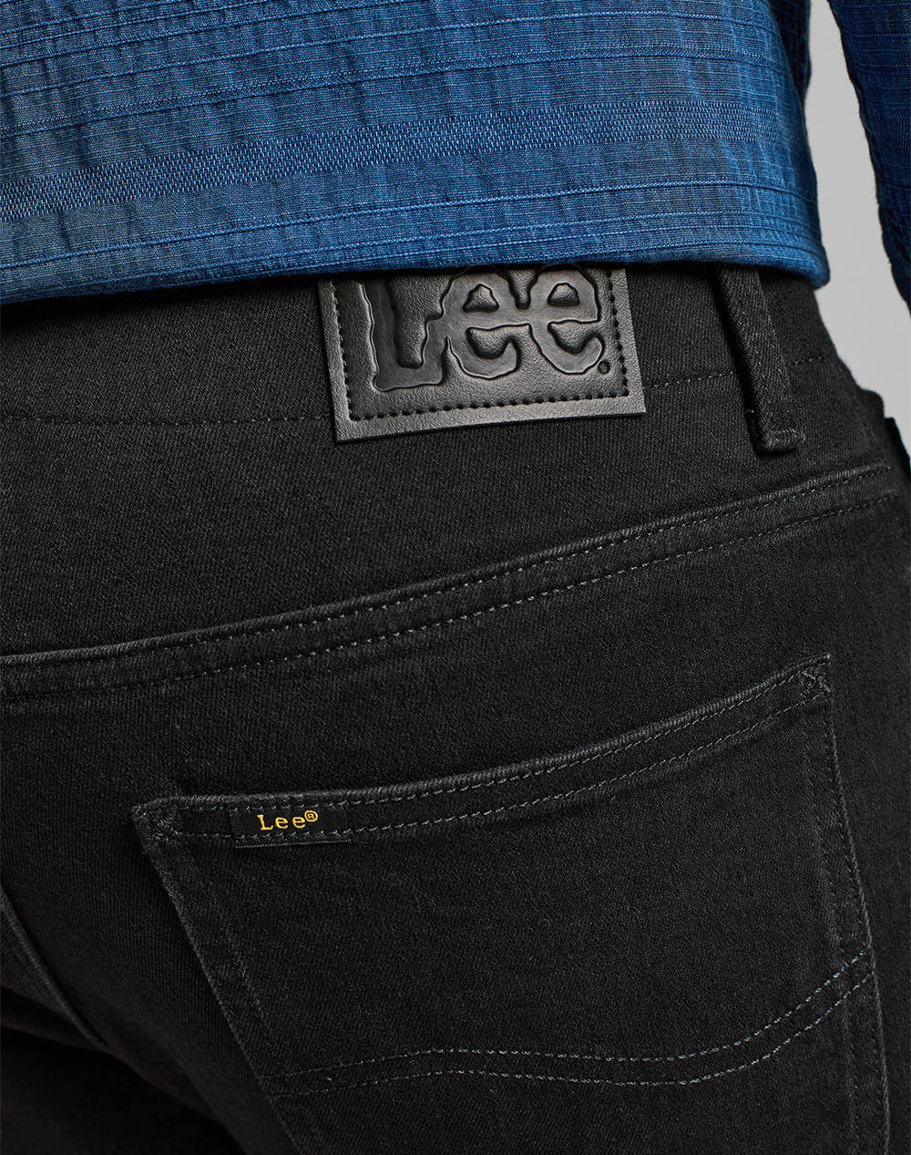 LEE SLIM FIT MVP BLACK L72ATNRM-BLACK DenimBlack φωτογραφία