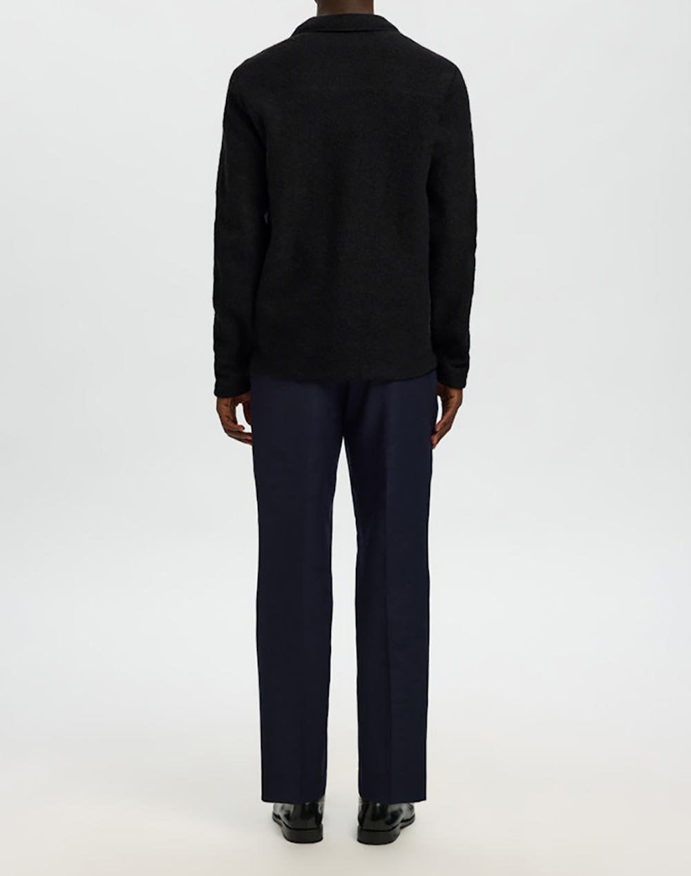 SELECTED SLHNEALY LS KNIT WORKWEAR CARDIGAN NOOS 16098580-BLACK Black φωτογραφία