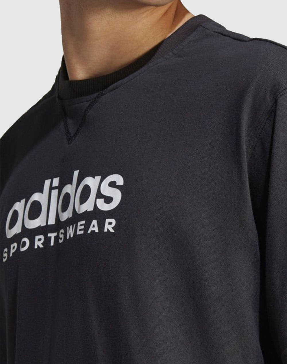 ADIDAS T-SHIRT IC9815-BLACK Black φωτογραφία
