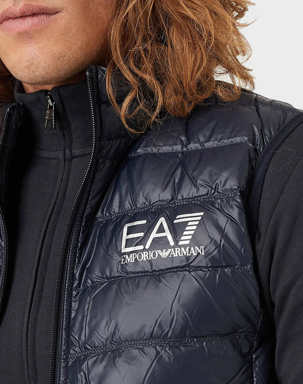 EA7 GILET ΜΠΟΥΦΑΝ PIUMINO 8NPQ01PN29Z-1578 MidnightBlue φωτογραφία