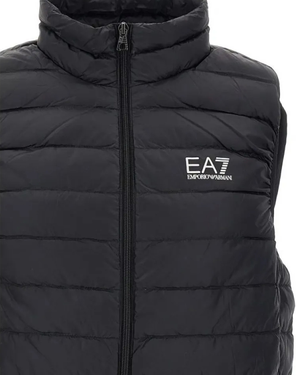 Ea7 Down Waistcoat 8Npq06Pngpz-1200 Jetblack ανδρικά ρούχα Πανωφορια Γιλεκα Politikos Shop Πολιτικός