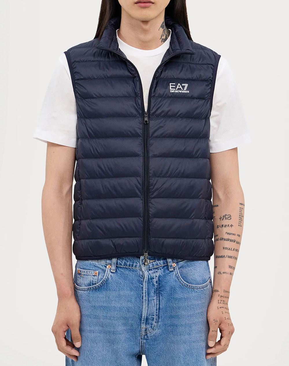 EA7 DOWN WAISTCOAT 8NPQ06PNGPZ-1562 NavyBlue