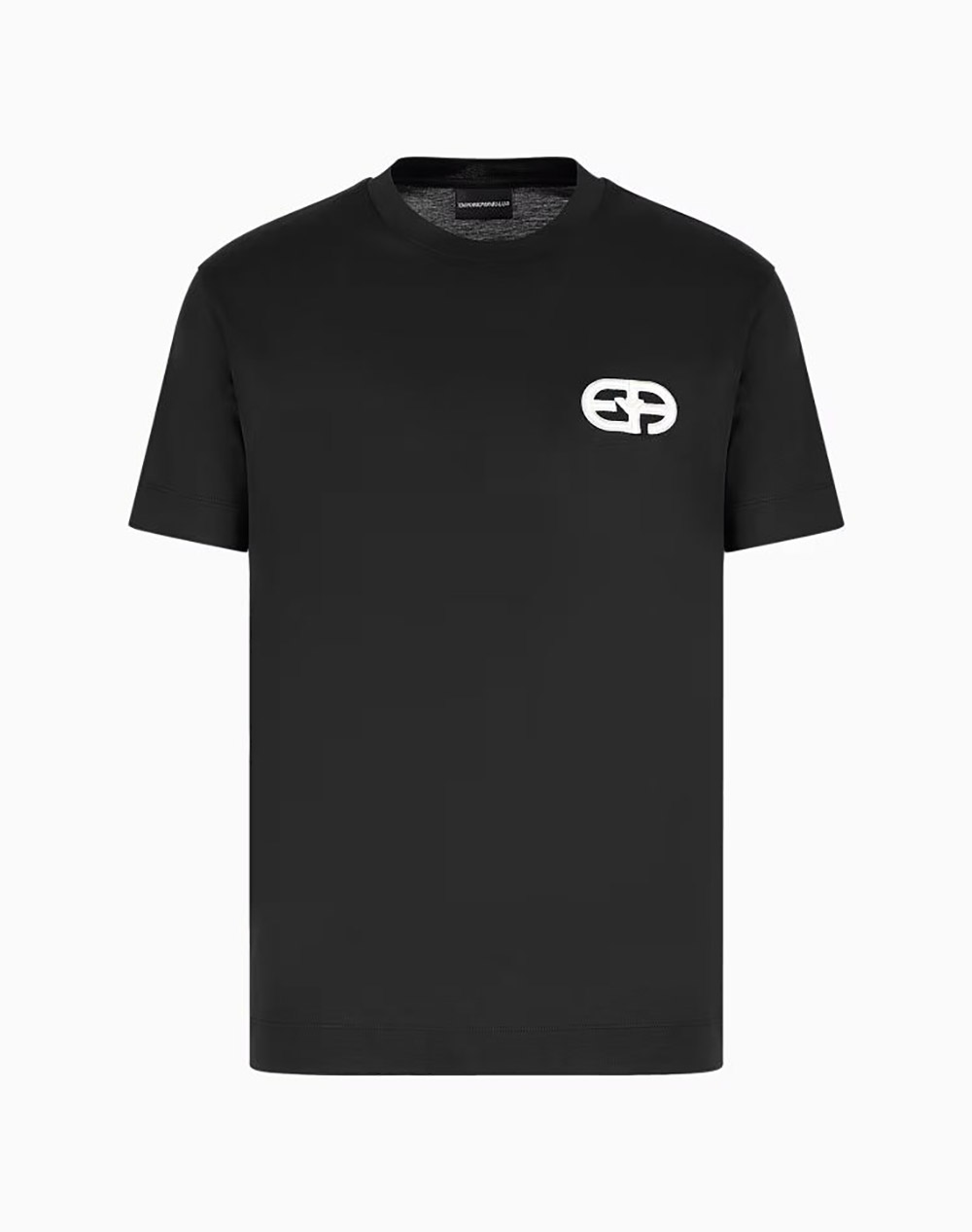 Emporio Armani T-Shirt 8N1Tf51Juvz-0842 Black ανδρικά ρούχα μπλούζες Politikos Shop Πολιτικός