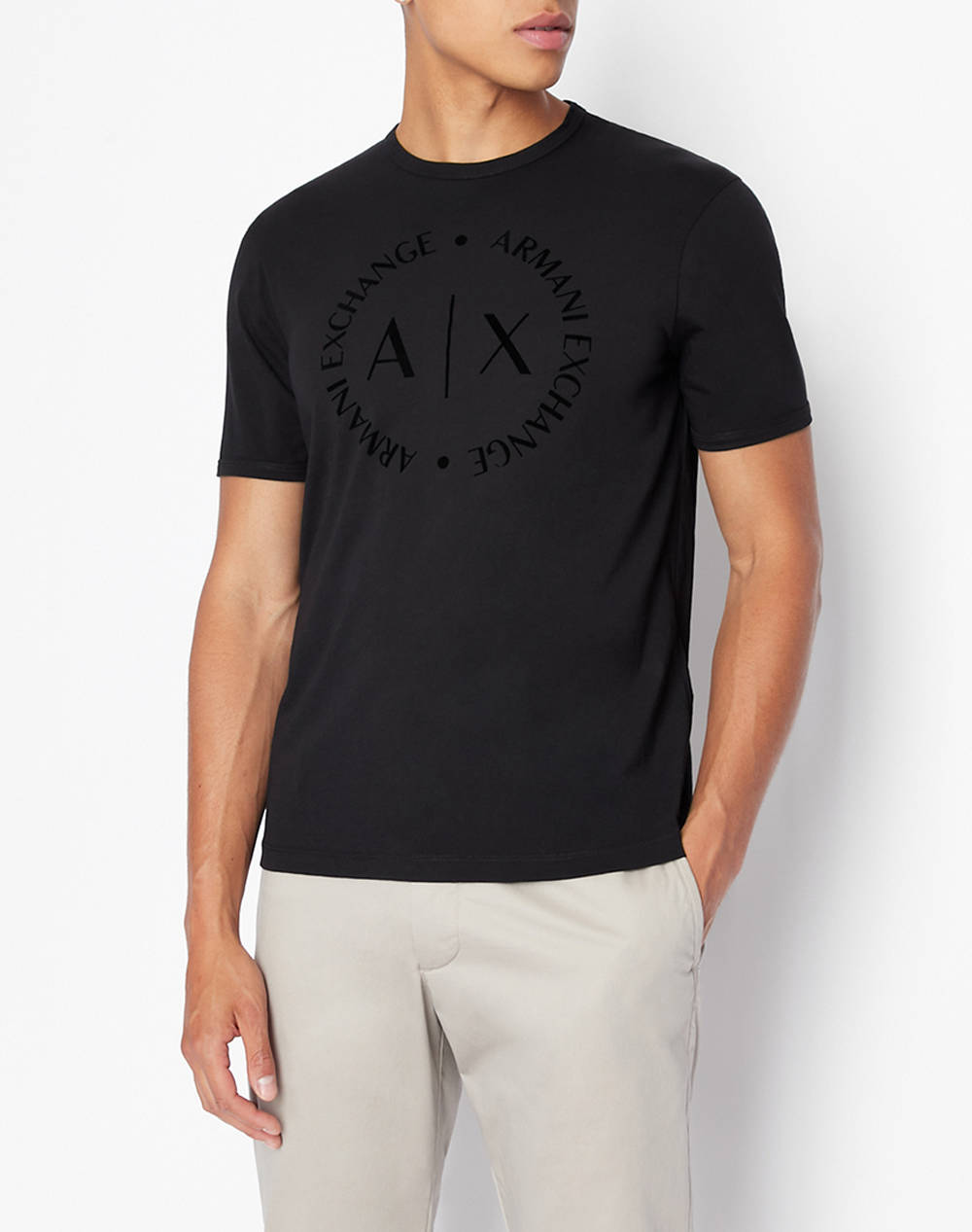 ARMANI EXCHANGE T-SHIRT 8NZTCDZ8H4Z-1200 Black