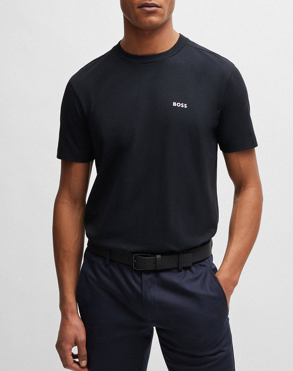 BOSS Tee 10256064 01 50506373-402 NavyBlue