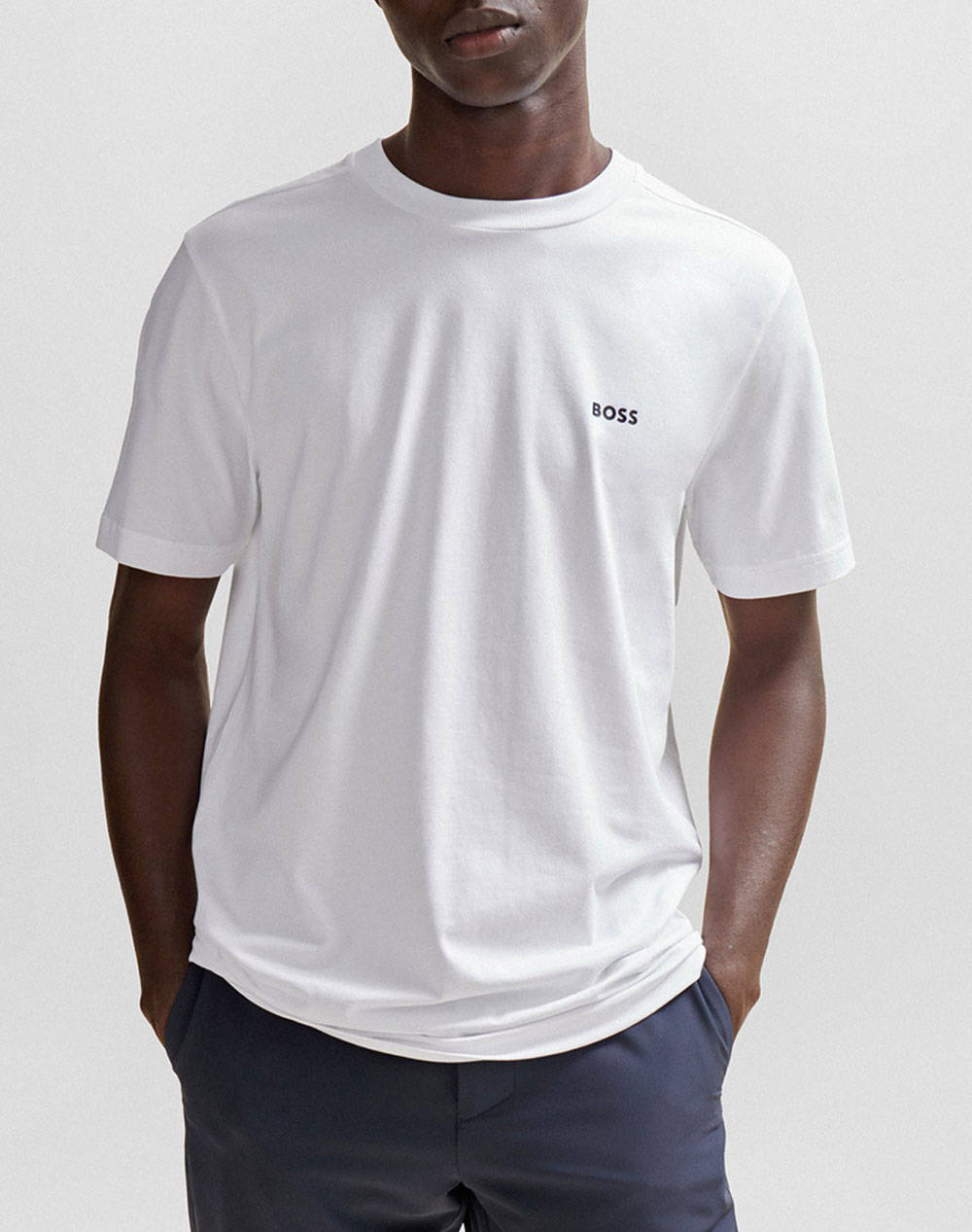 BOSS Tee 10256064 01 50506373-100 White