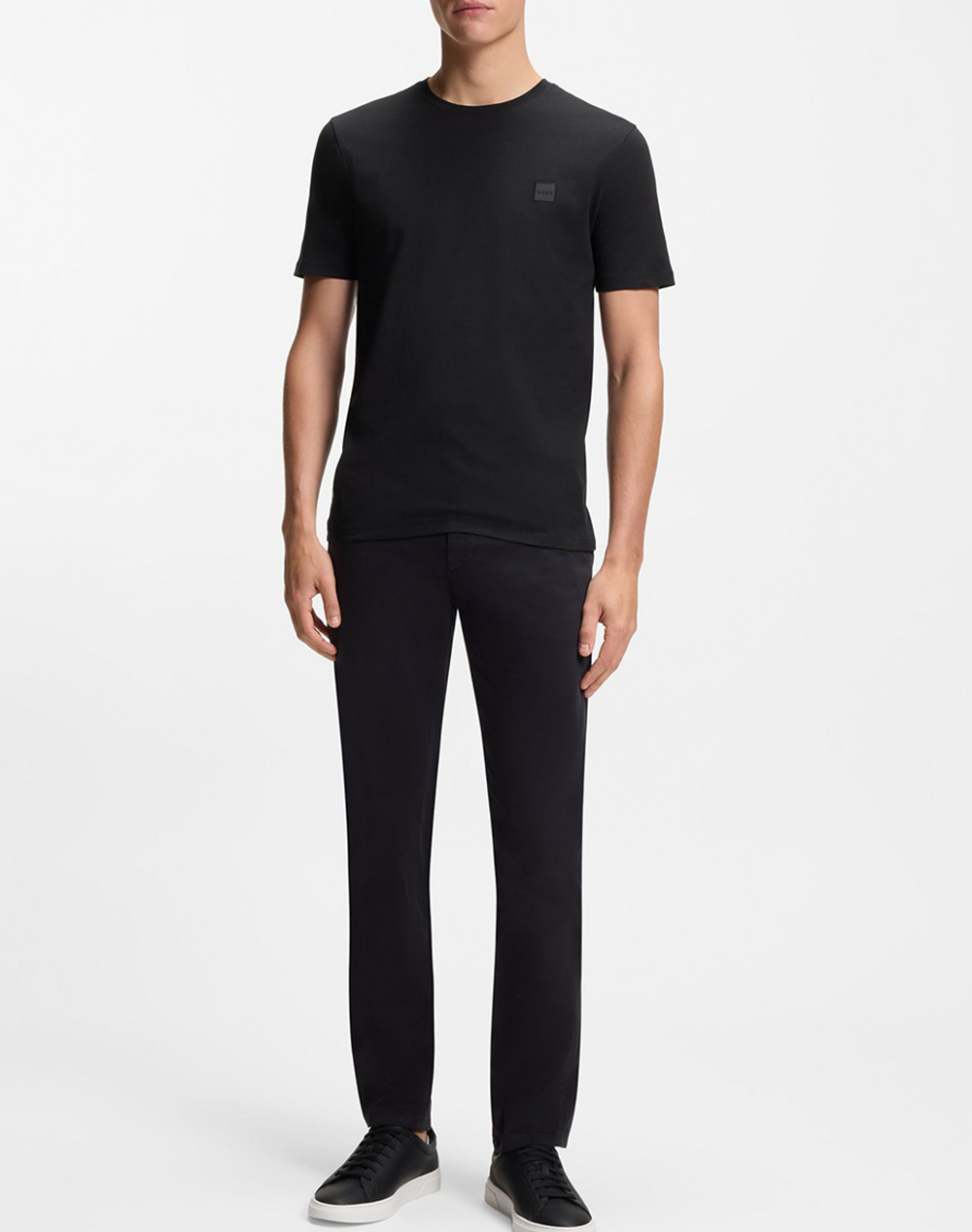 Boss Tales 10242631 02 50508584-001-001 Black ανδρικά ρούχα μπλούζες T-Shirt Politikos Shop Πολιτικός