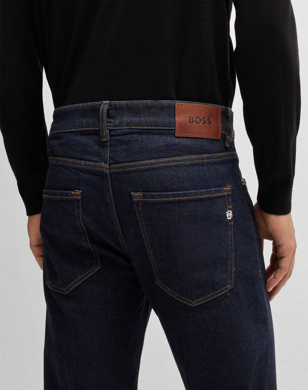 Boss H-Delaware 10242381 01 50520828-410 Denimdarkblue ανδρικά ρούχα παντελόνια Jeans Politikos Shop Πολιτικός