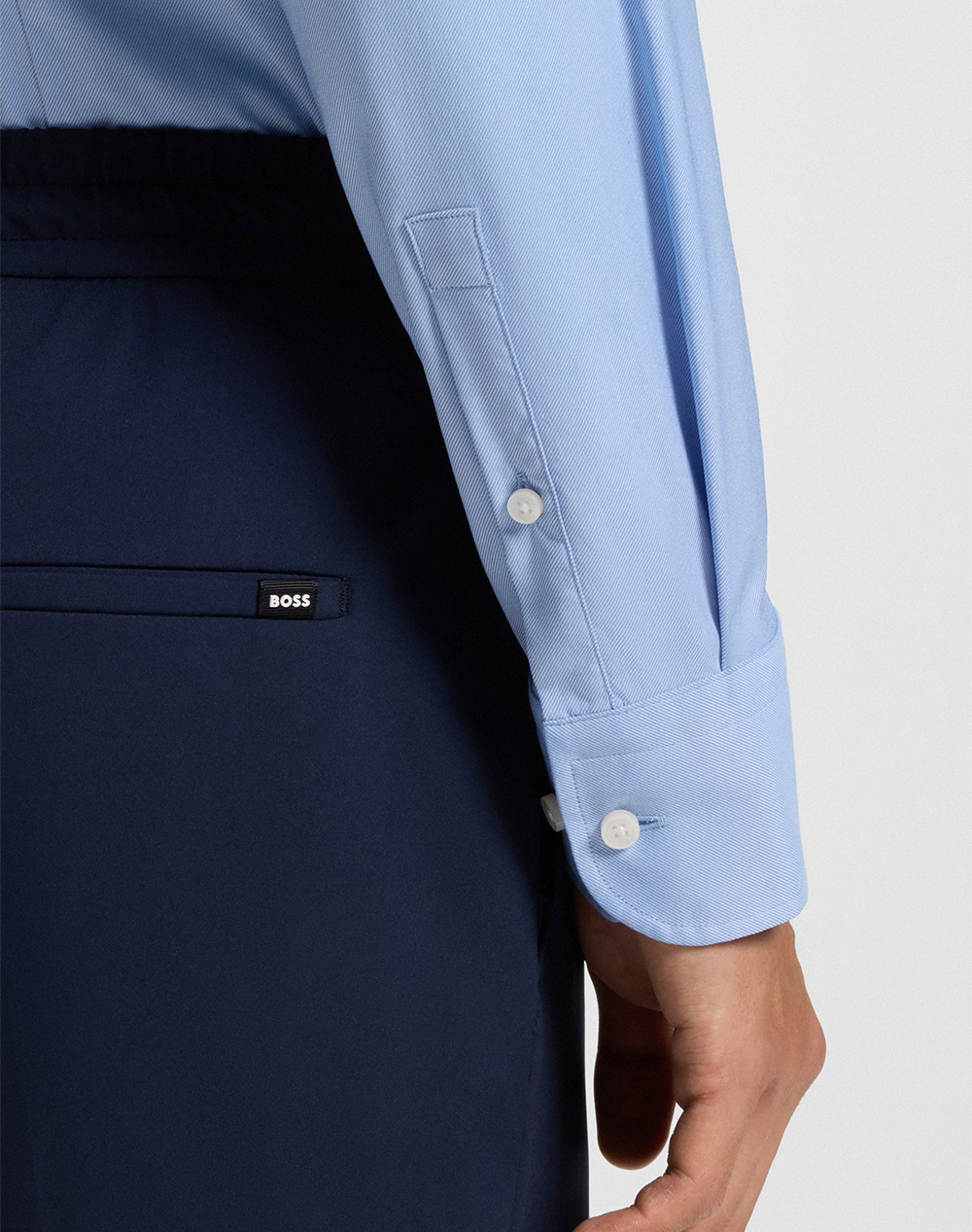 Boss P-Hank-Kent-C1-222 10241343 02 50503356 -451 Lightblue ανδρικά ρούχα πουκάμισα Politikos Shop Πολιτικός