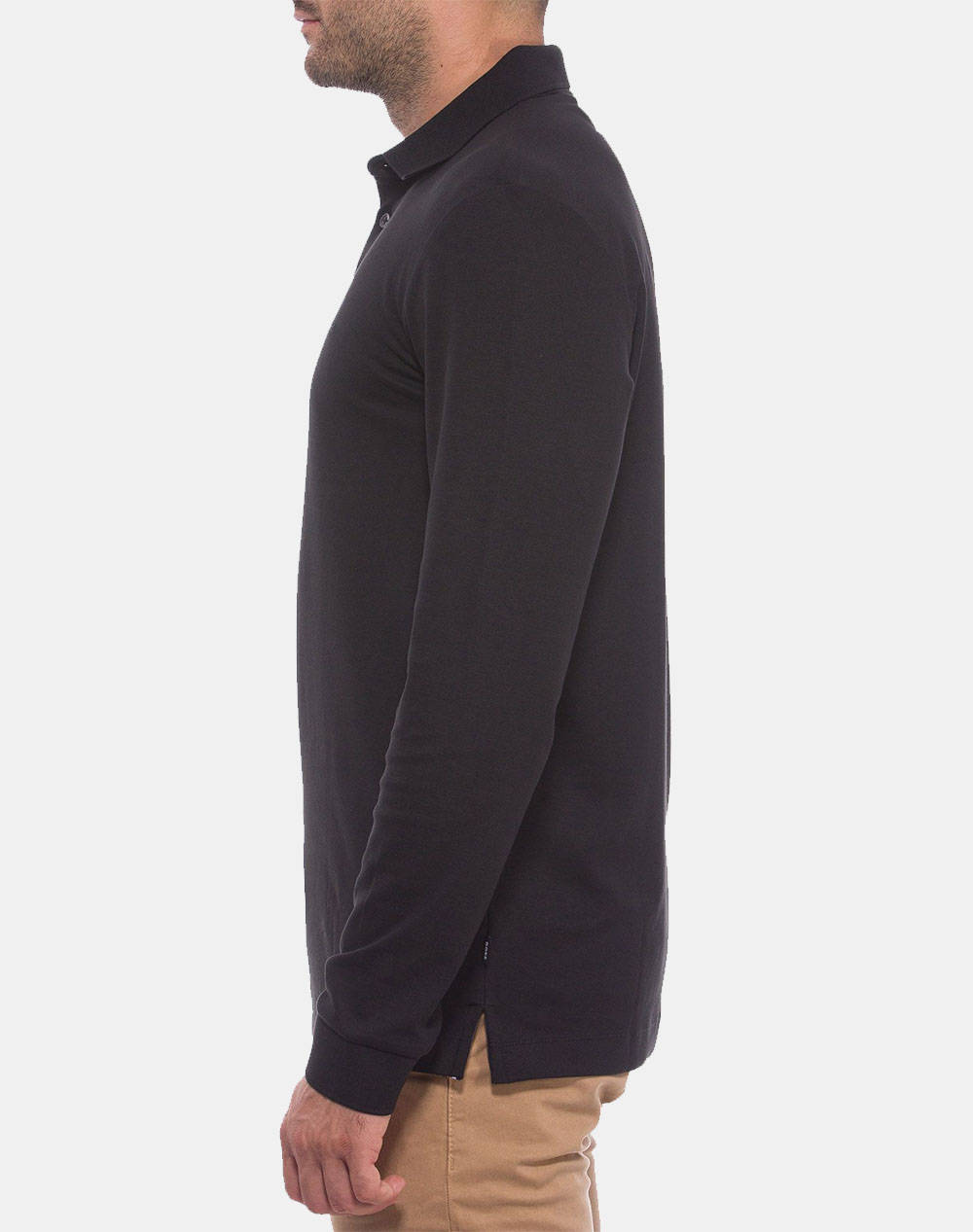 Boss Μπλούζα Jersey Pado 30 50468392-001 Black ανδρικά ρούχα μπλούζες Polo Politikos Shop Πολιτικός