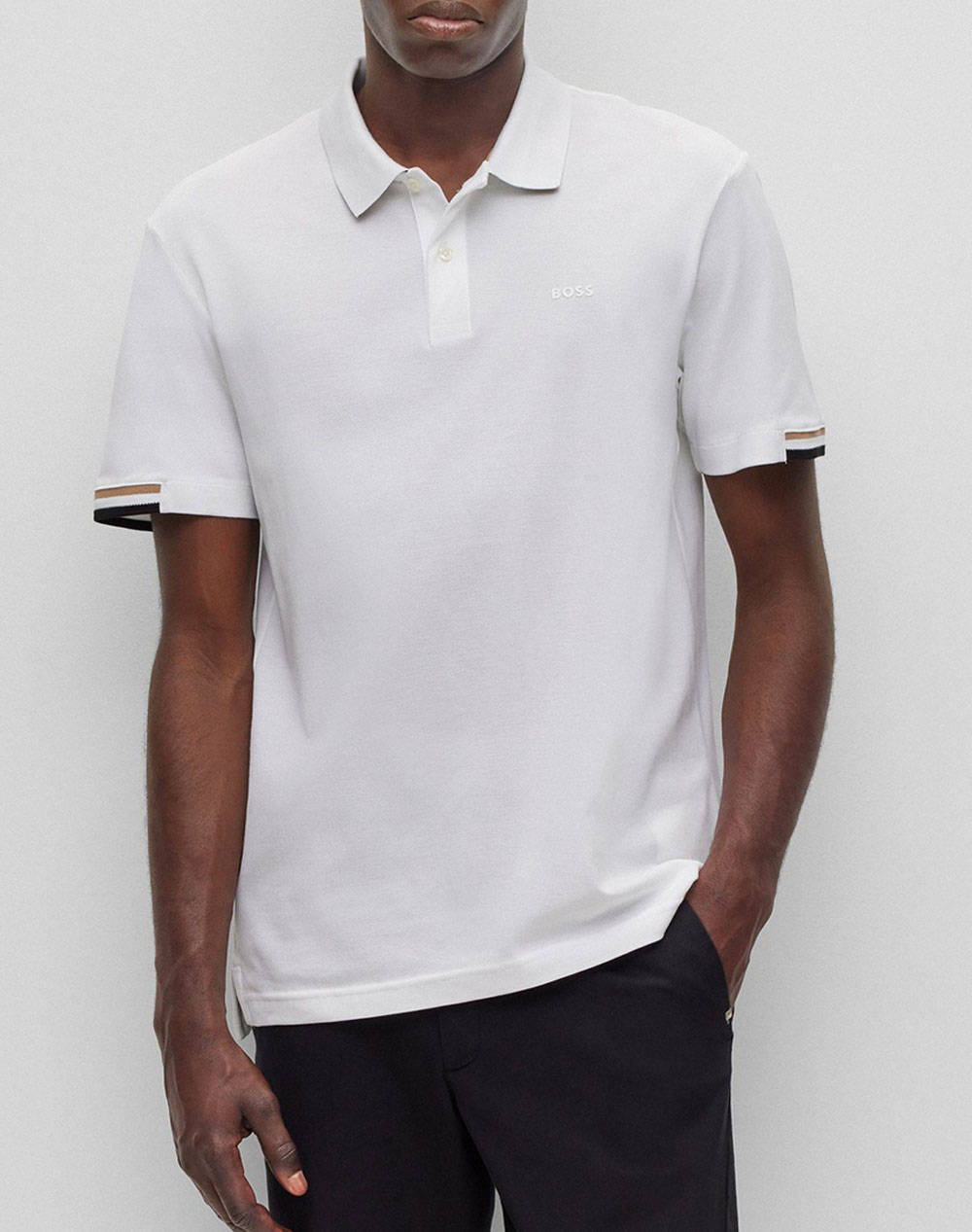 BOSS JERSEY Parlay 147 50467113-100 White