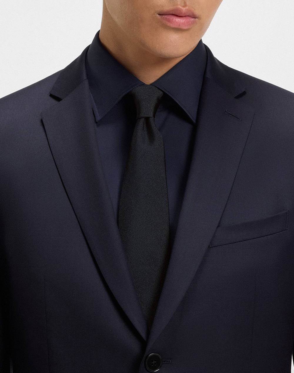 BOSS H-TIE 7,5 CM 10208814 01 50480283-401 DarkBlue φωτογραφία