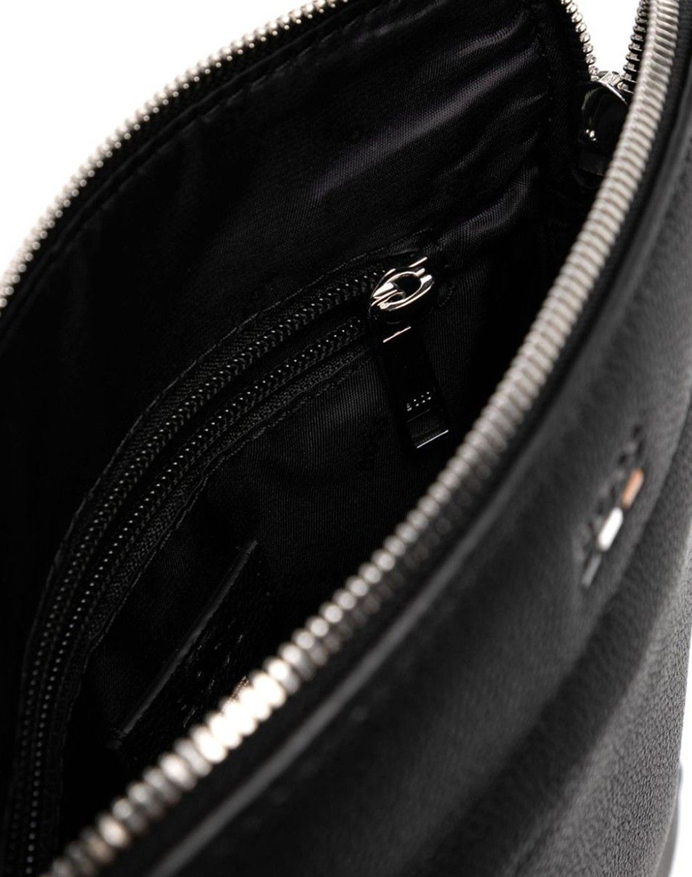 Boss Ray S Zip Env N 10263216 01 50536477-001-001 Black ανδρικά αθλητικά αξεσουάρ τσάντες Politikos Shop Πολιτικός