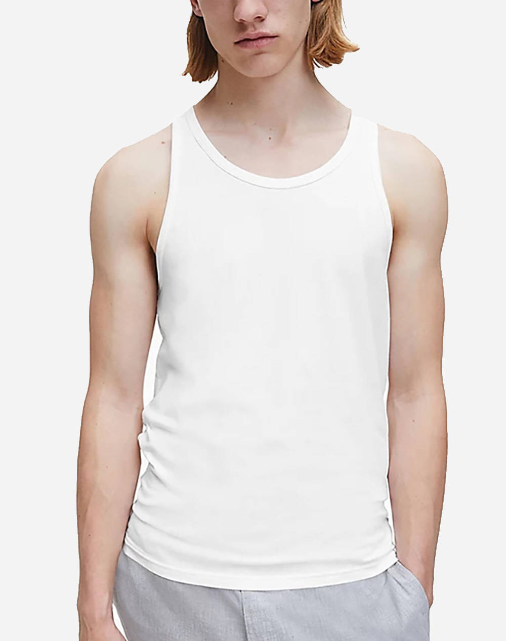 CALVIN KLEIN 2P TANK - White 
