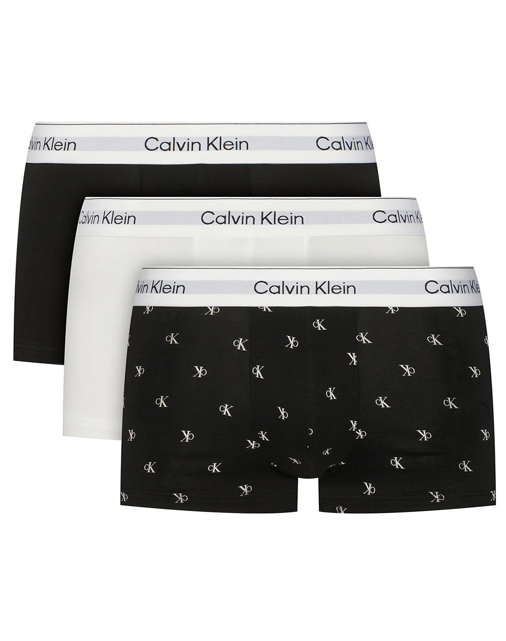 CALVIN KLEIN JEANS LOW RISE TRUNK 3PK LV00NB4389-3TH OffWhite