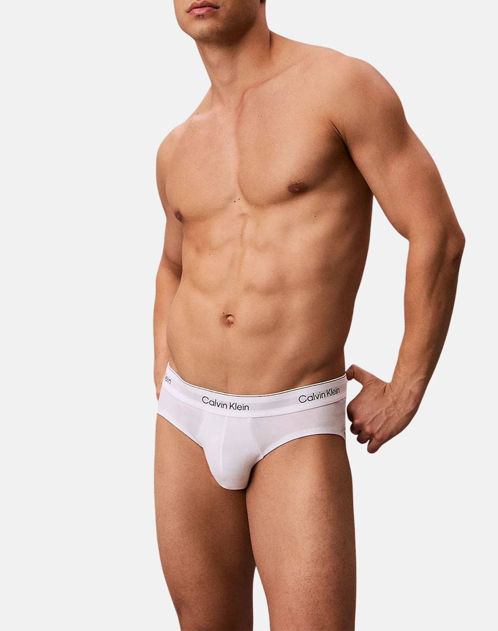 CALVIN KLEIN JEANS HIP BRIEF 3PK LV00NB4388-100 White φωτογραφία