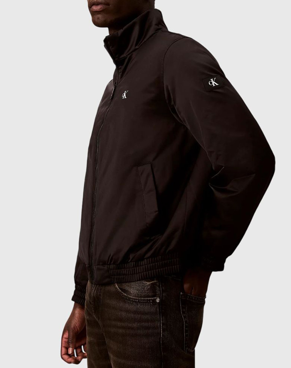CALVIN KLEIN LS PADDED HARRINGTON JACKET LV04RC516G-UB1 Black