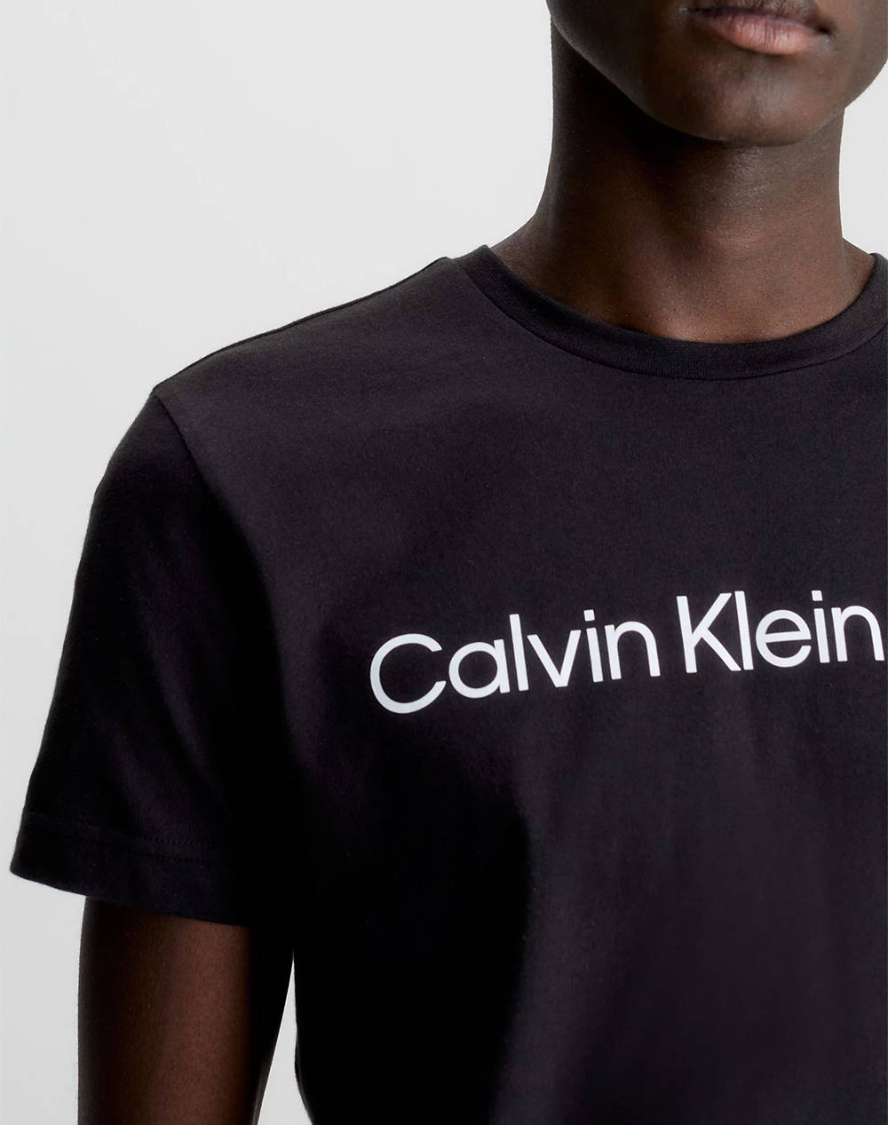 CALVIN KLEIN JEANS CORE INSTITUTIONAL LOGO SLIM TEE J30J322552-BEH Black φωτογραφία