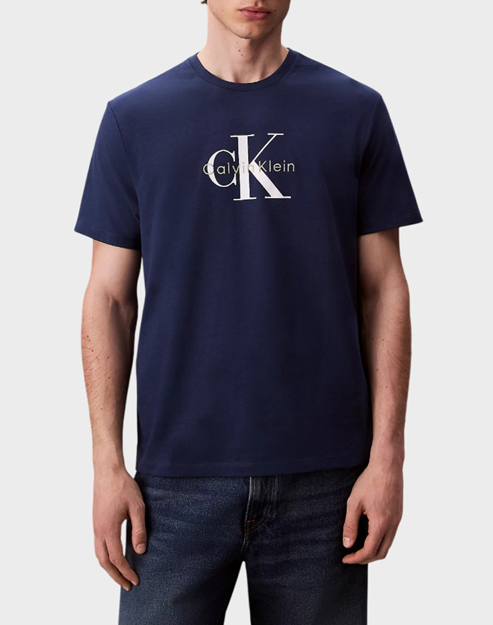 CALVIN KLEIN JEANS SS Hero Monologo Tee 20s LV04RB862G-C3I JeanBlue