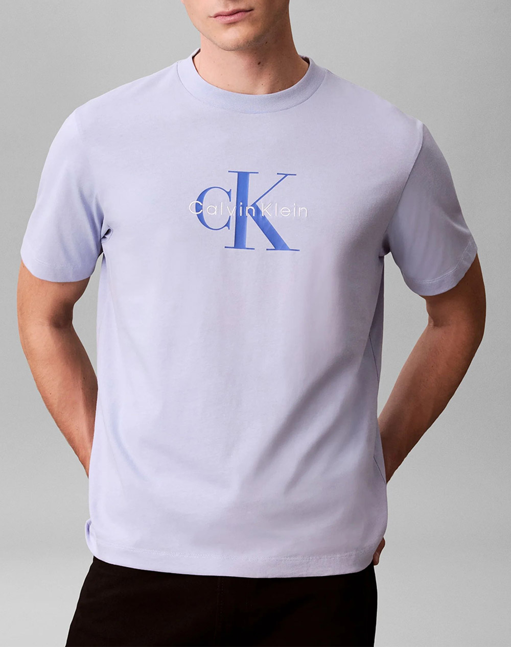 CALVIN KLEIN JEANS SS Hero Monologo Tee 20s LV04RB862G-TKF LightBlue