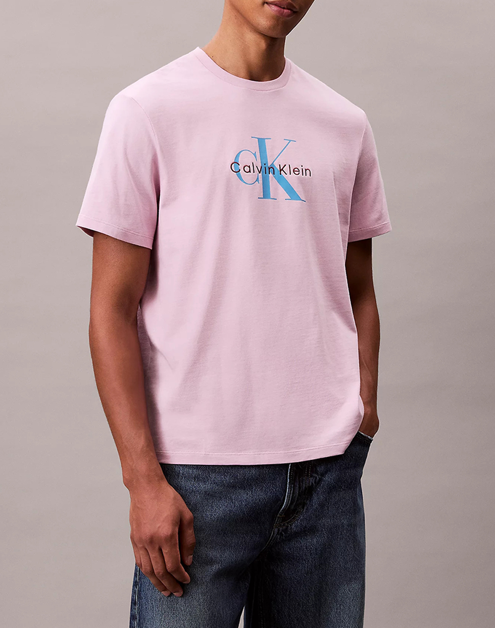 CALVIN KLEIN JEANS SS Hero Monologo Tee 20s LV04RB862G-XFC Lilac