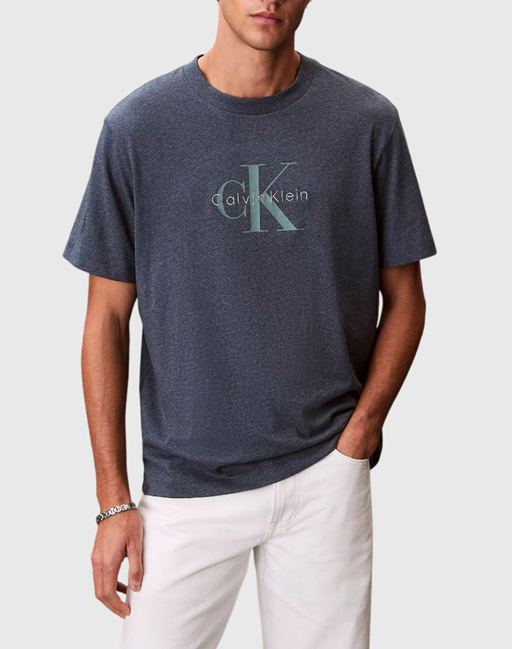 CALVIN KLEIN JEANS SS Hero Monologo Tee 20s LV04RB862G-R9F NavyBlue