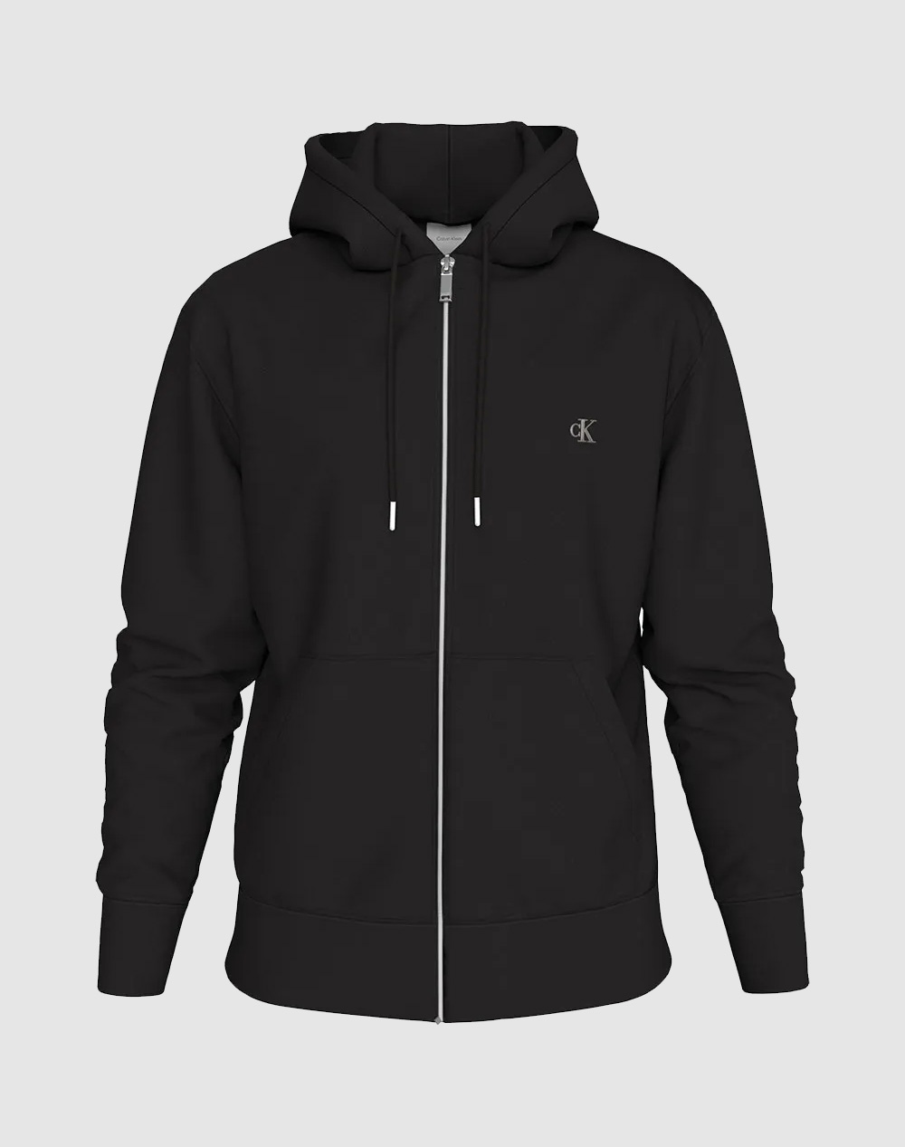 CALVIN KLEIN JEANS LS EU 350TERRY MONOGRAM FZ HOODI LV04RD240G-UB1 Black