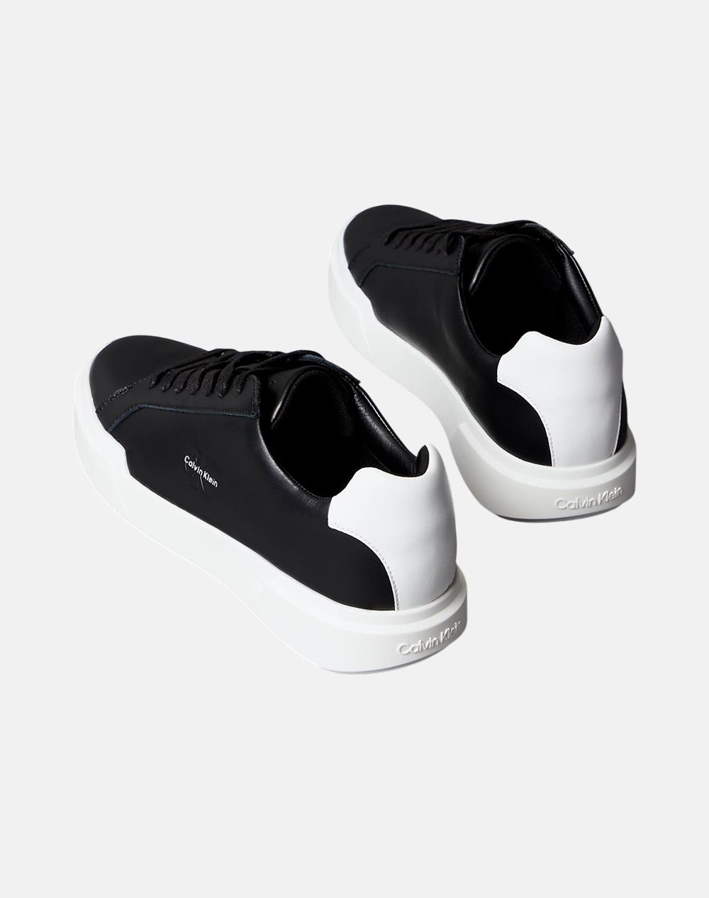 Calvin Klein Jeans Chunky Cupsole Laceup Lth Ym0Ym01344-0Gm Black ανδρικά παπούτσια Sneakers Politikos Shop Πολιτικός
