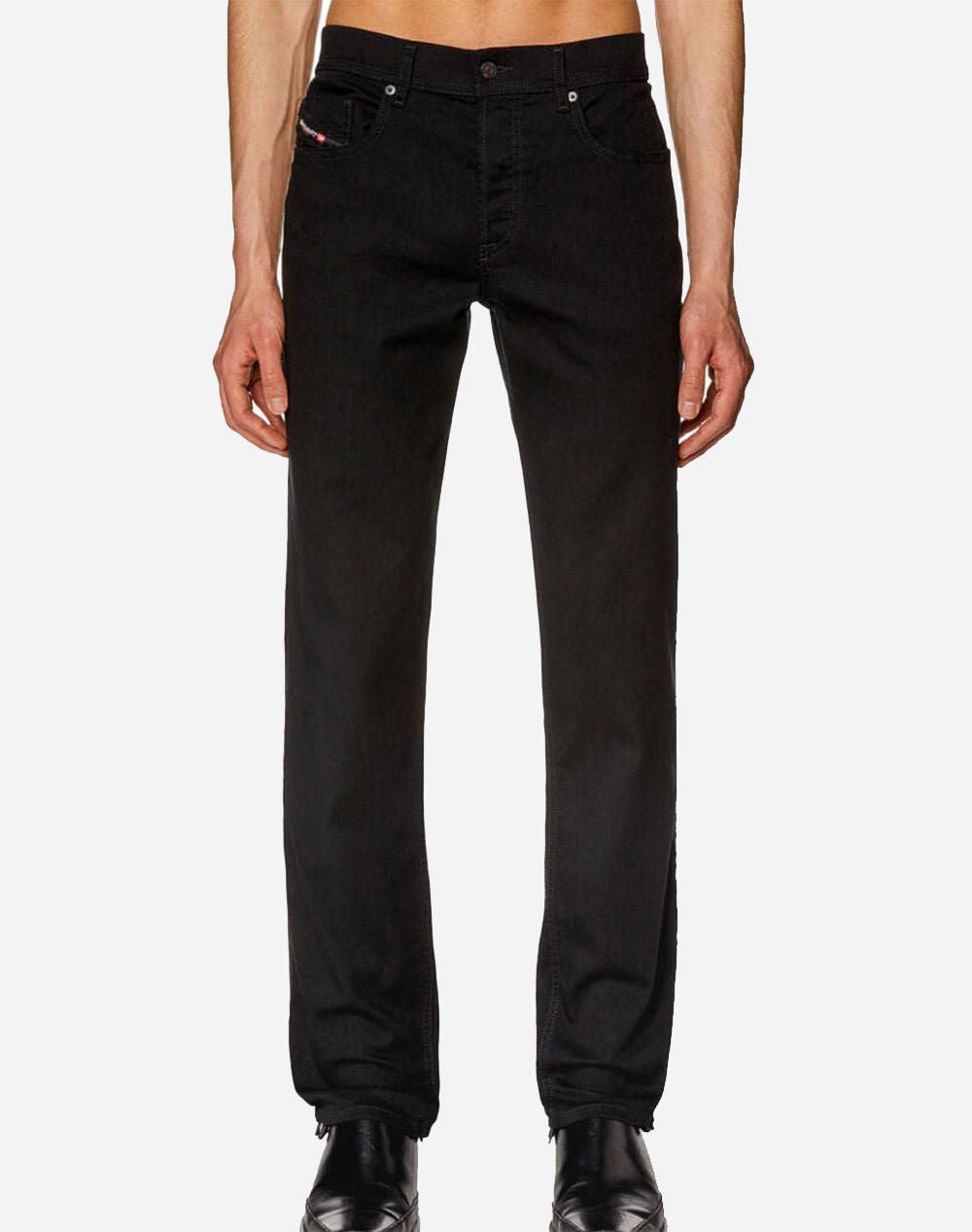 DIESEL DIESEL 2023 D-FINITIVE L.34 TROUSERS A102310KIAJ-02 DenimBlack