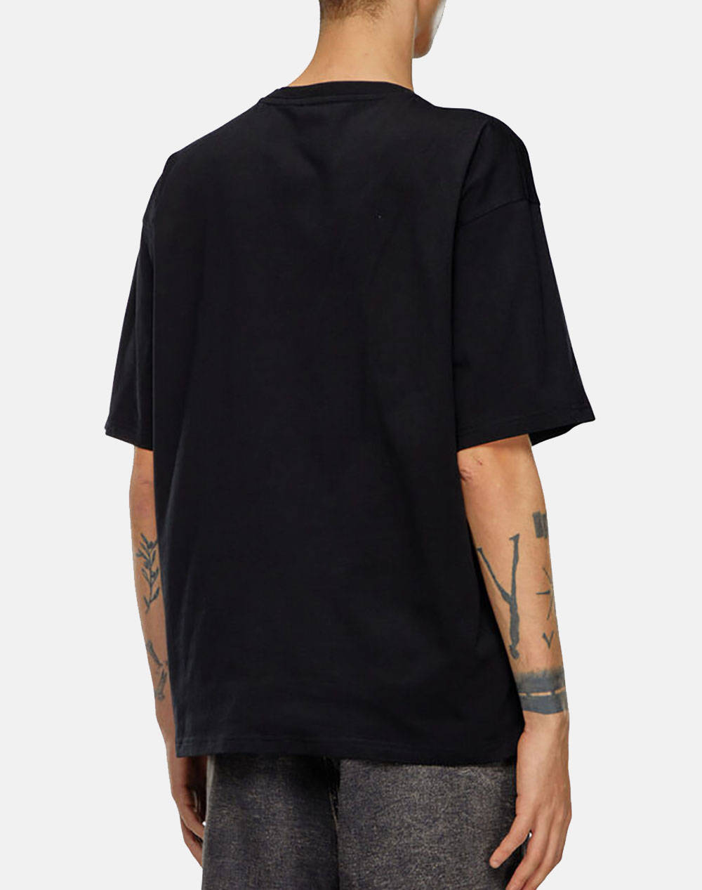 DIESEL T-BOXT-DIV T-SHIRT A149430GRAI-9XX Black φωτογραφία