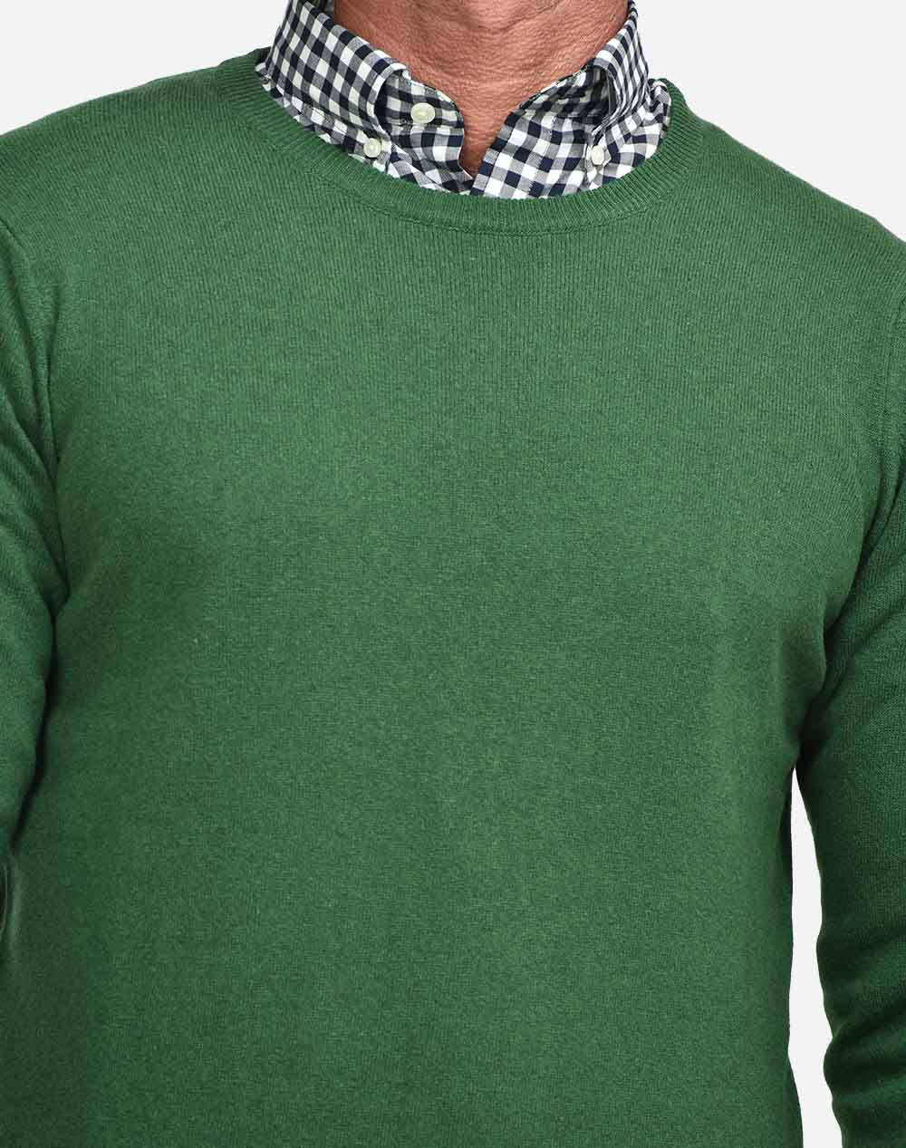 Ellemme Ανδρικό Πλεκτο 6413-724 Green ανδρικά ρούχα μπλούζες Πλεκτά Politikos Shop Πολιτικός