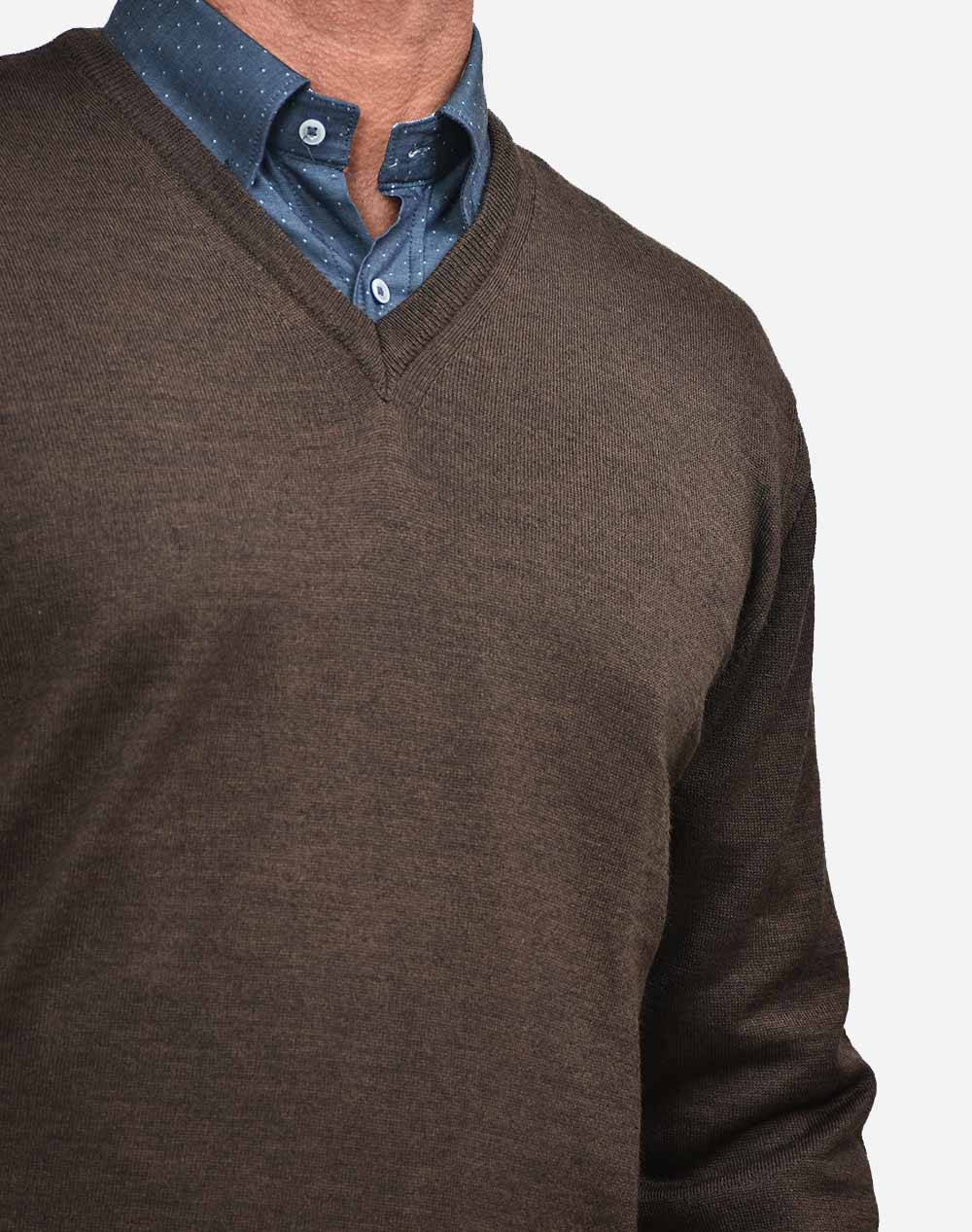 ELLEMME ΑΝΤΡΙΚΟ ΠΛΕΚΤΟ 898-764 Brown φωτογραφία