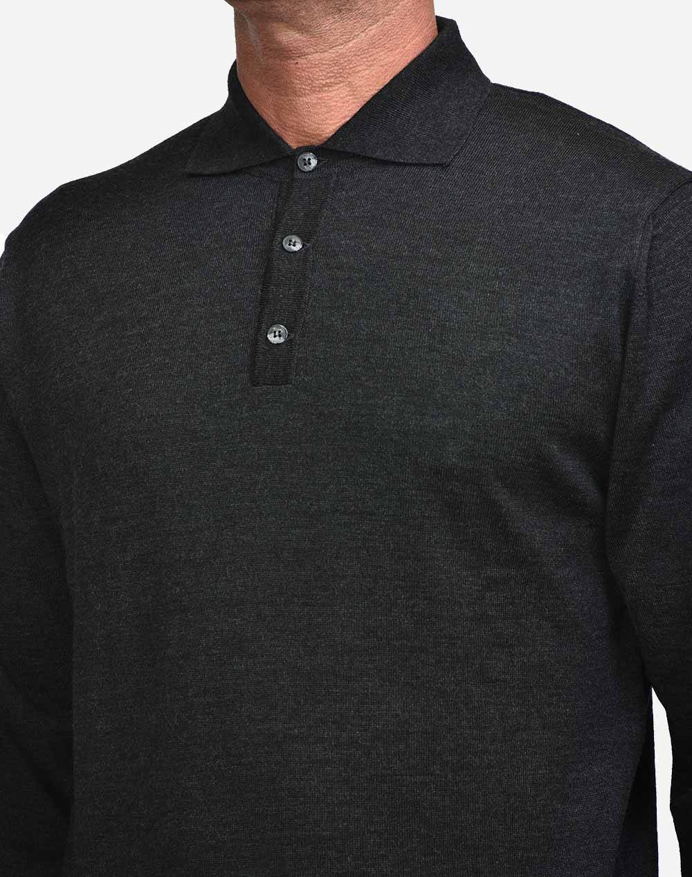 ELLEMME ΑΝΤΡΙΚΟ ΠΛΕΚΤΟ ΠΟΛΟ 2900-6842 DarkGray φωτογραφία