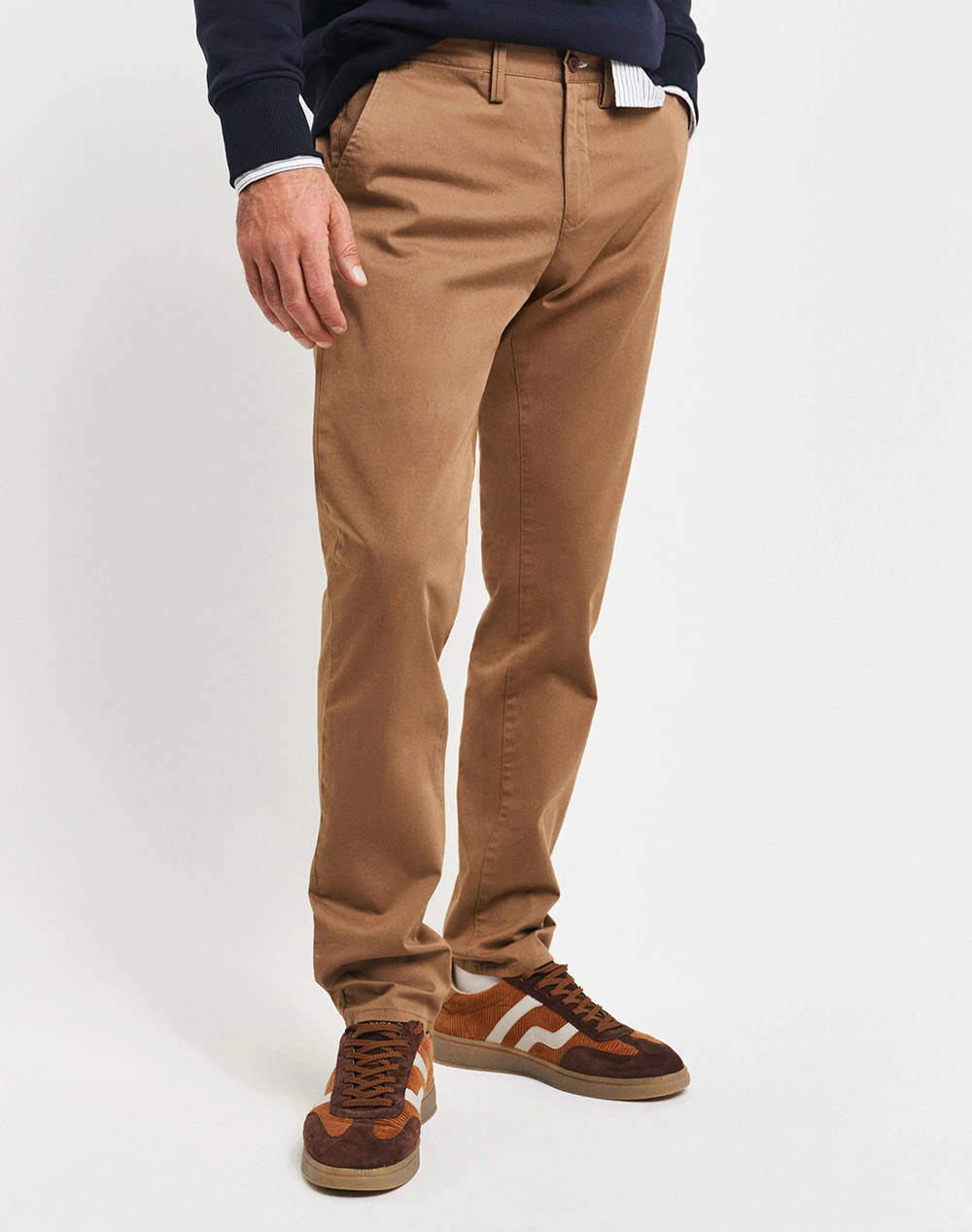 GANT ΠΑΝΤΕΛΟΝΙ SLIM TWILL CHINOS 3G1505221-34-210 Camel