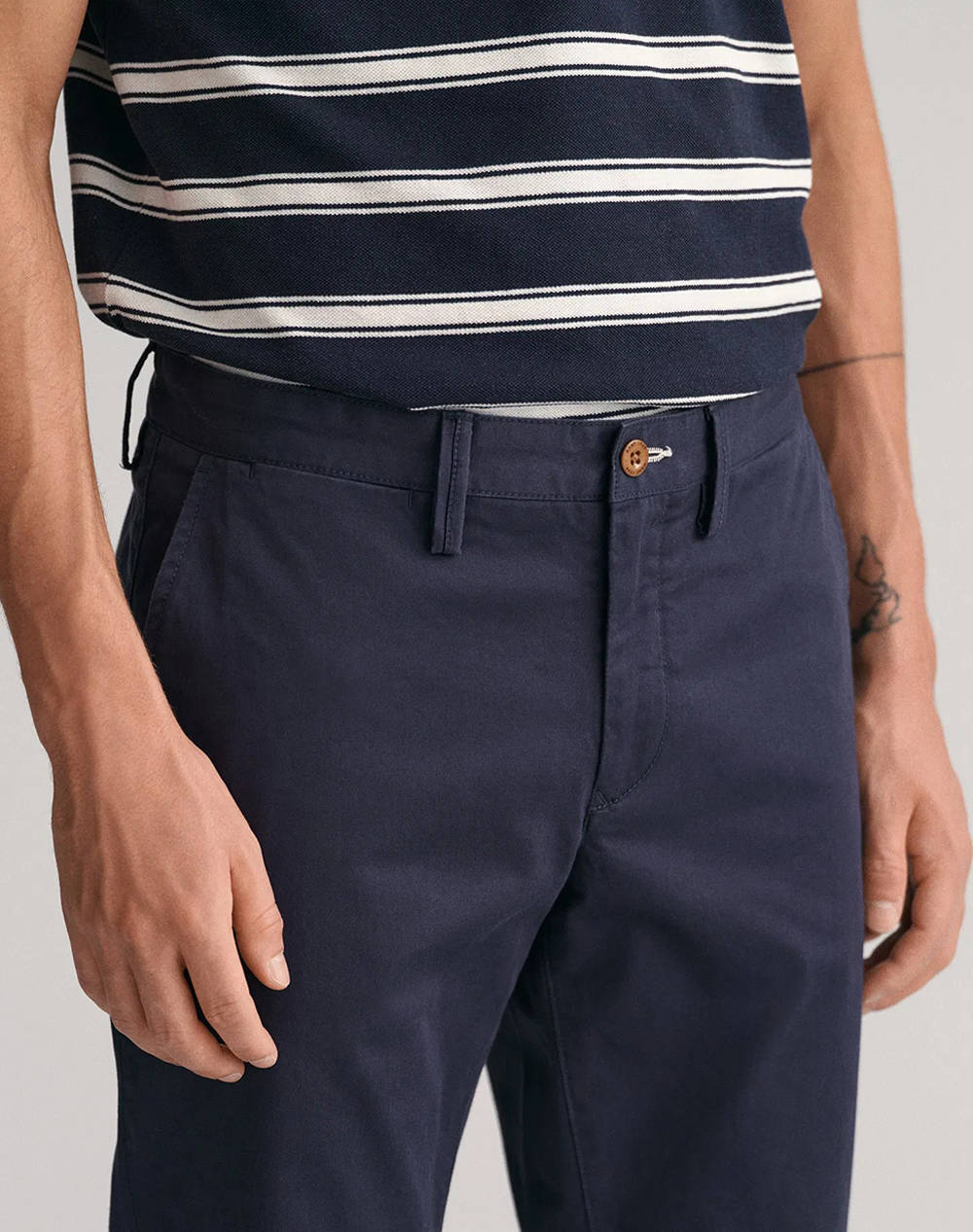 GANT ΠΑΝΤΕΛΟΝΙ SLIM TWILL CHINOS 3G1505221-34-410 DarkBlue φωτογραφία