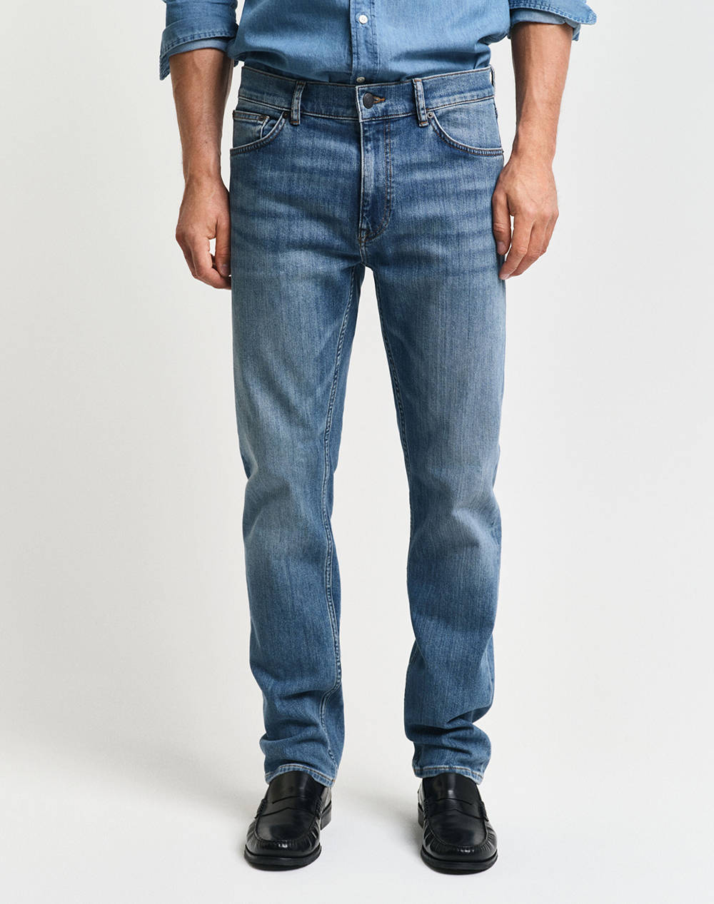 GANT ΠΑΝΤΕΛΟΝΙ REGULAR GANT JEANS 3G1000261-34-971 DenimLightBlue