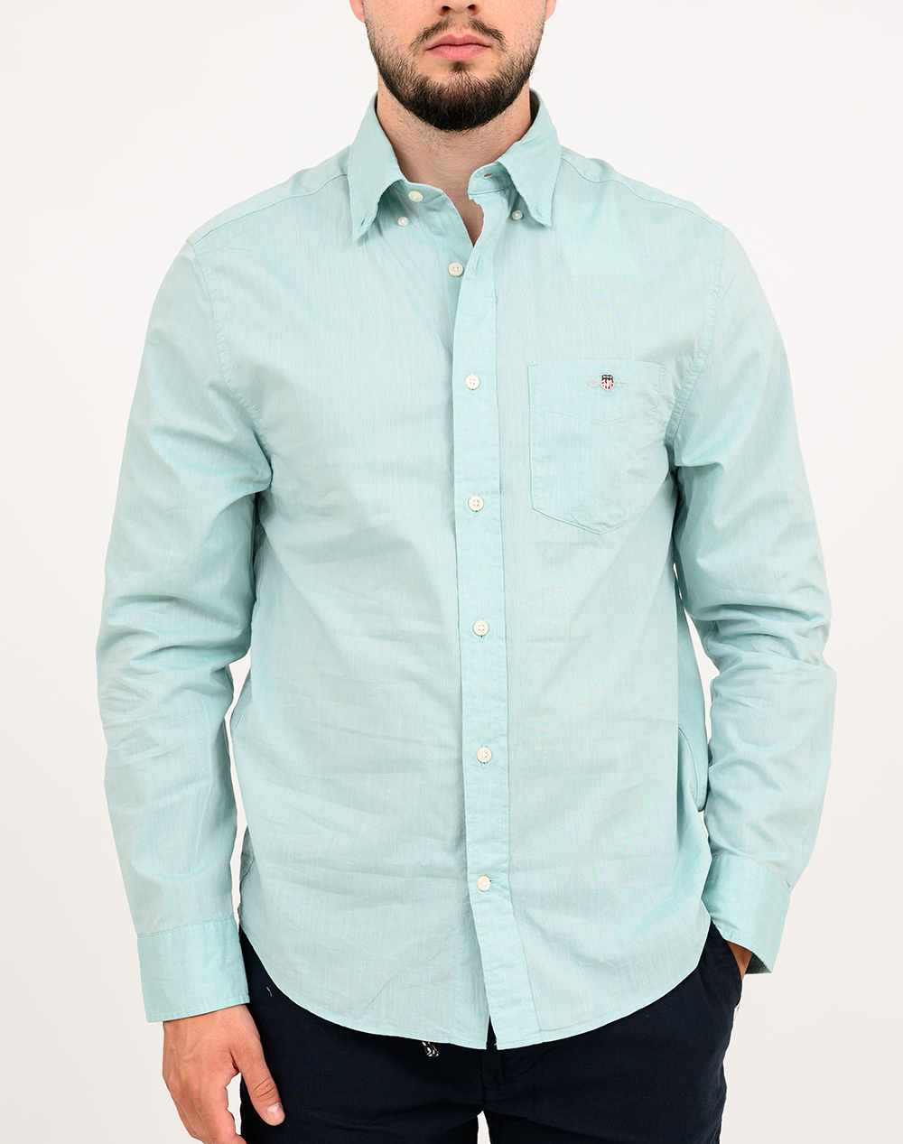 GANT ΥΠΟΚΑΜΙΣΟ ΜΜ REG POPLIN SHIRT 3G3000100-323 Aqua