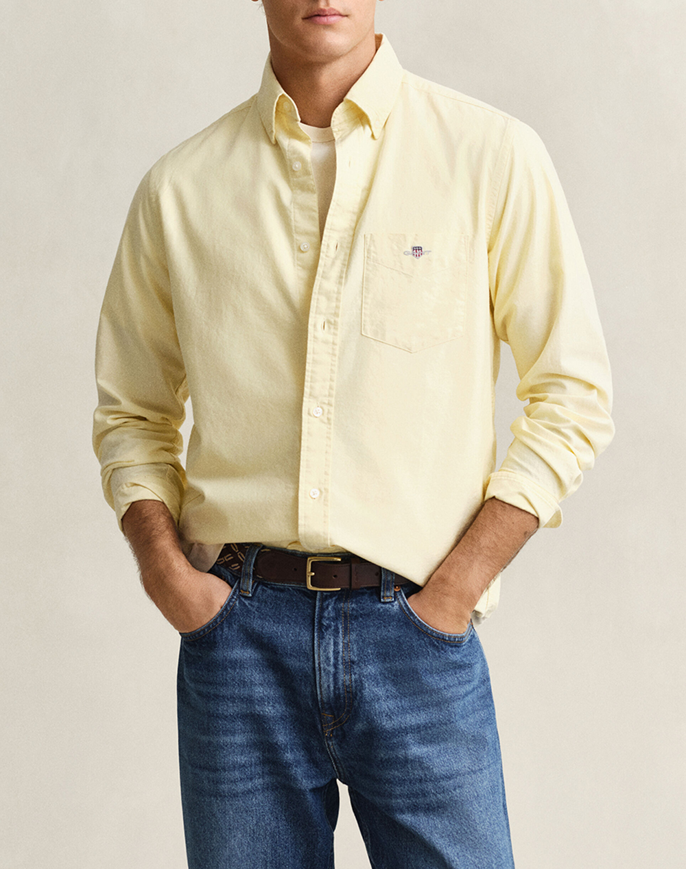 GANT ΥΠΟΚΑΜΙΣΟ ΜΜ REG OXFORD SHIRT 3G3000200-725 Gold
