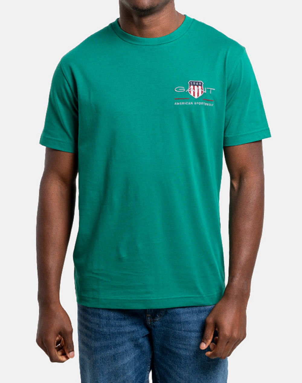 GANT GANT ΜΠΛΟΥΖΑ ΚΜ REG ARCHIVE SHIELD EMB SS T-SHIRT 3G2067004-322 Green