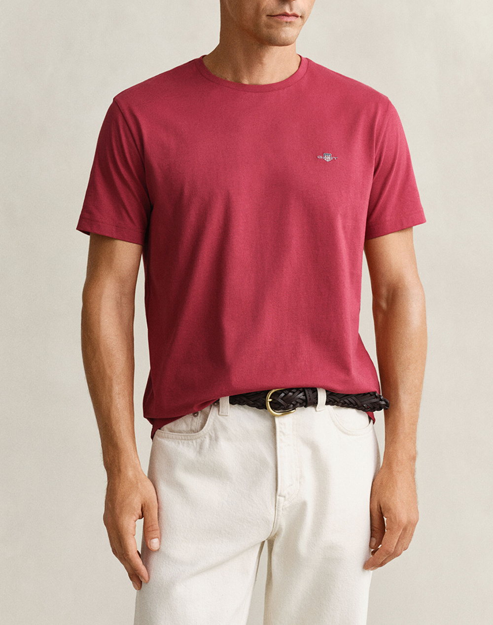 GANT ΜΠΛΟΥΖΑ ΚΜ REG SHIELD SS T-SHIRT 3G2003184-609 Bordeux