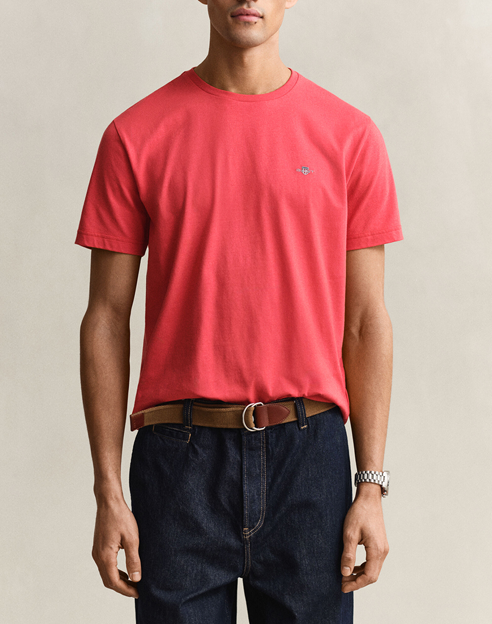 GANT ΜΠΛΟΥΖΑ ΚΜ REG SHIELD SS T-SHIRT 3G2003184-641 Coral
