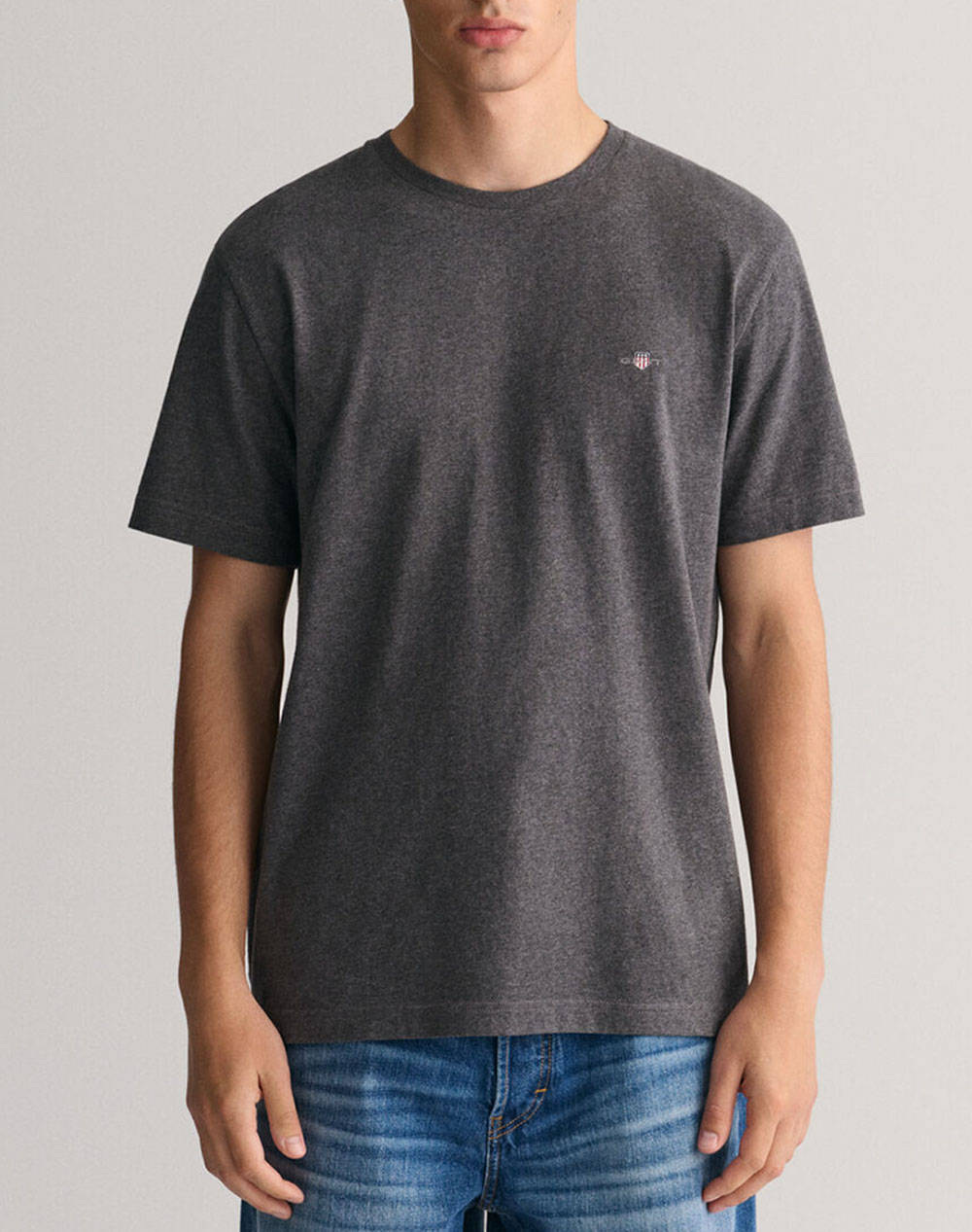 GANT ΜΠΛΟΥΖΑ ΚΜ REG SHIELD SS T-SHIRT 3G2003184-95 DarkGray