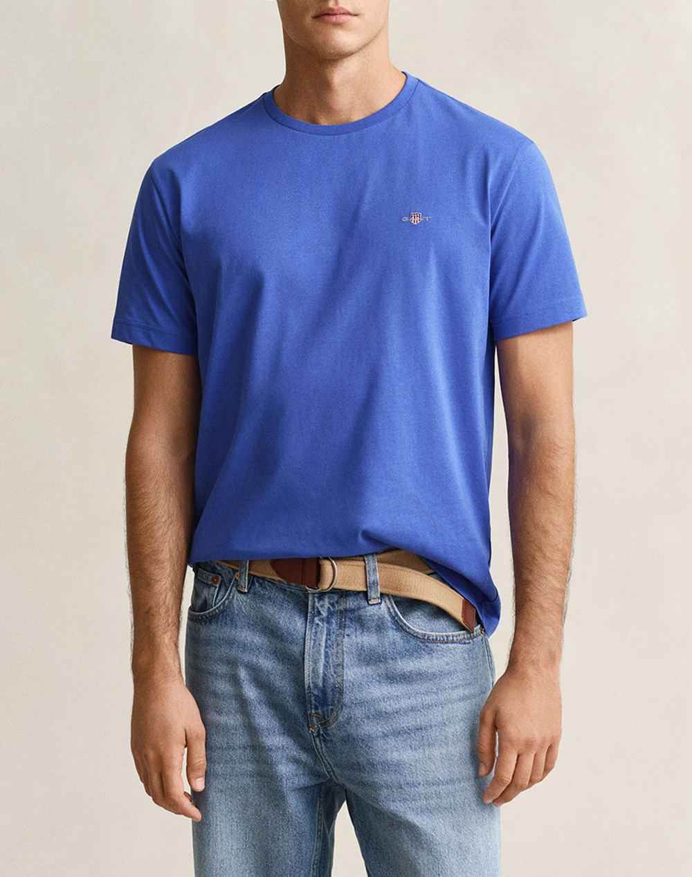 GANT ΜΠΛΟΥΖΑ ΚΜ REG SHIELD SS T-SHIRT 3G2003184-417 RoyalBlue