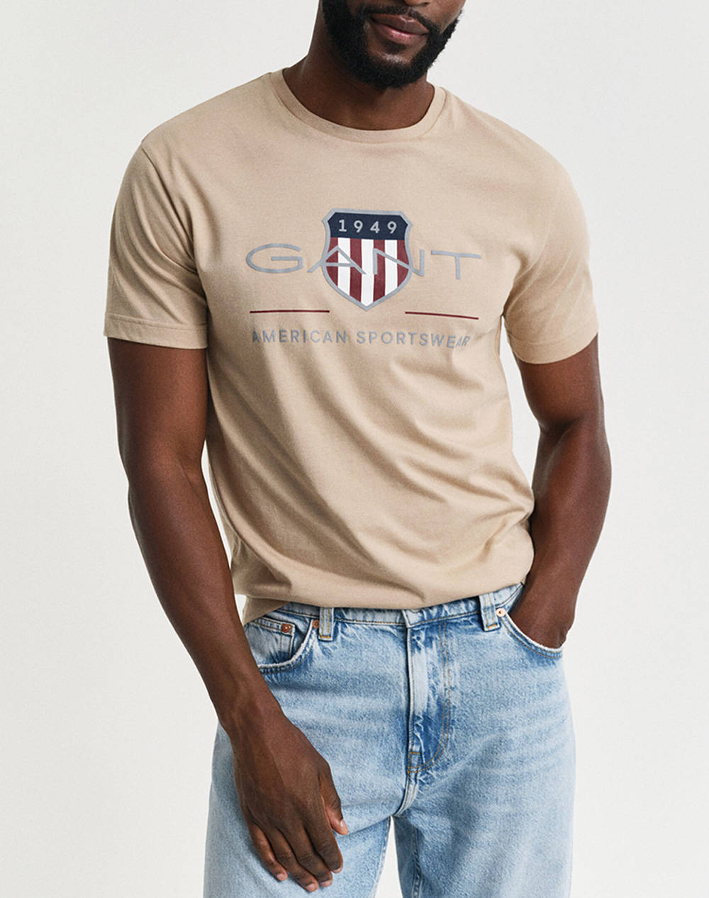 GANT ΜΠΛΟΥΖΑ ΚΜ REG ARCHIVE SHIELD SS T-SHIRT 3G2003199-277 SandyBrown