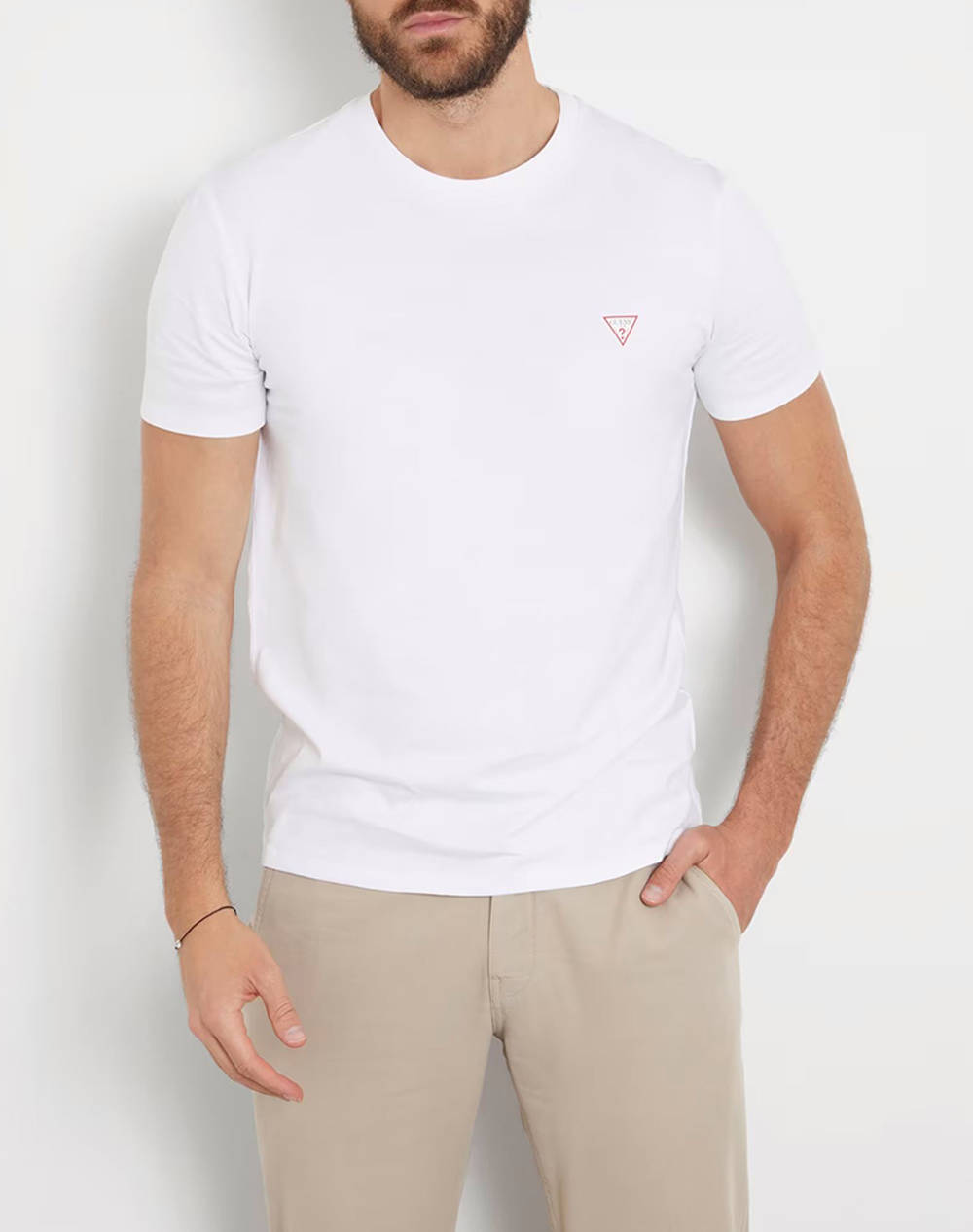 GUESS CN SS CORE TEE ΜΠΛΟΥΖΑ ΑΝΔΡΙΚΟ M2YI36I3Z14-G011 White