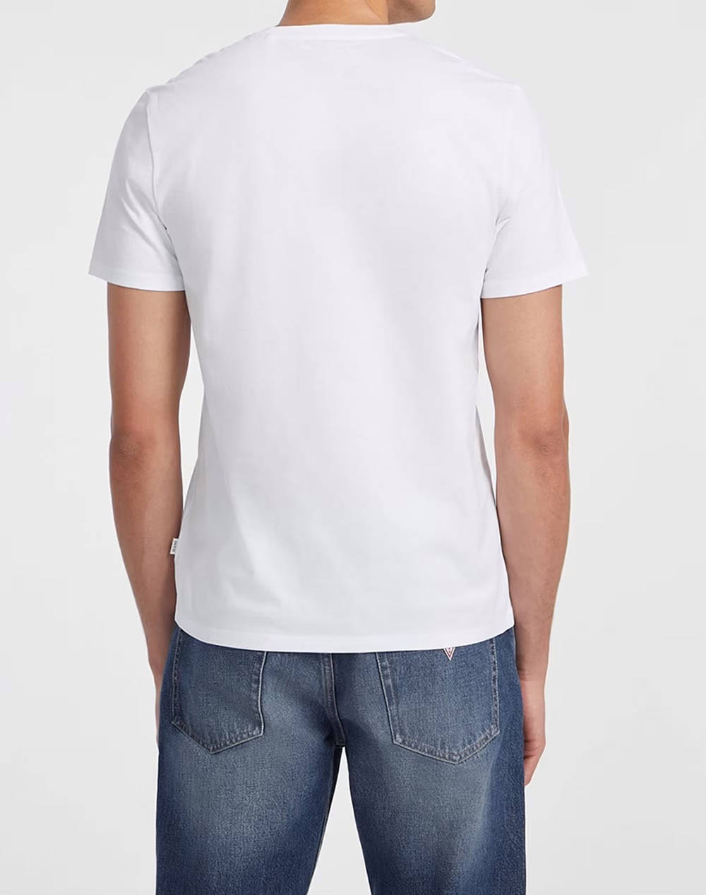 GUESS JEANS GJ SS CN SLIM LOGO EMBRO TEE ΜΠΛΟΥΖΑ ΑΝΔΡΙΚΟ M4YI52K8HM0-G011 White φωτογραφία