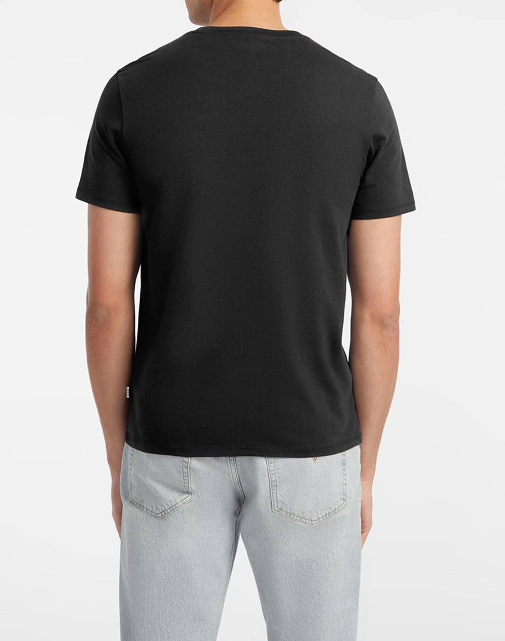 GUESS JEANS GJ SS CN SLIM AMERICAN TR TEE ΜΠΛΟΥΖΑ ΑΝΔΡΙΚΟ M4YI55K8HM0-JBLK Black φωτογραφία